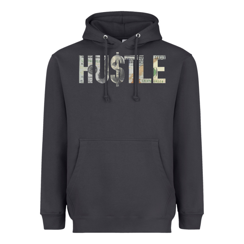 Hustle 100 Dollar Bill Christmas Gift Entrepreneur Heavyweight Hoodie by trangStudio | Teevron