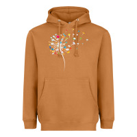 Meerkat Womens Funny Dandelion Books Gift For Reading Lover Women Girls V-Neck Heavyweight Hoodie - trangStudio