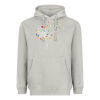 Moon Dust Womens Funny Dandelion Books Gift For Reading Lover Women Girls V-Neck Heavyweight Hoodie - trangStudio