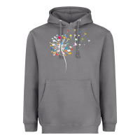 Storm Womens Funny Dandelion Books Gift For Reading Lover Women Girls V-Neck Heavyweight Hoodie - trangStudio