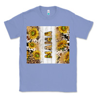 Colony Blue western mother's day mama with cowhide and sunflowers tumbler tbs Classic Tee - TumblerDesignByShophia