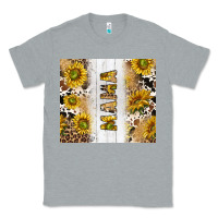 Heather Grey western mother's day mama with cowhide and sunflowers tumbler tbs Classic Tee - TumblerDesignByShophia