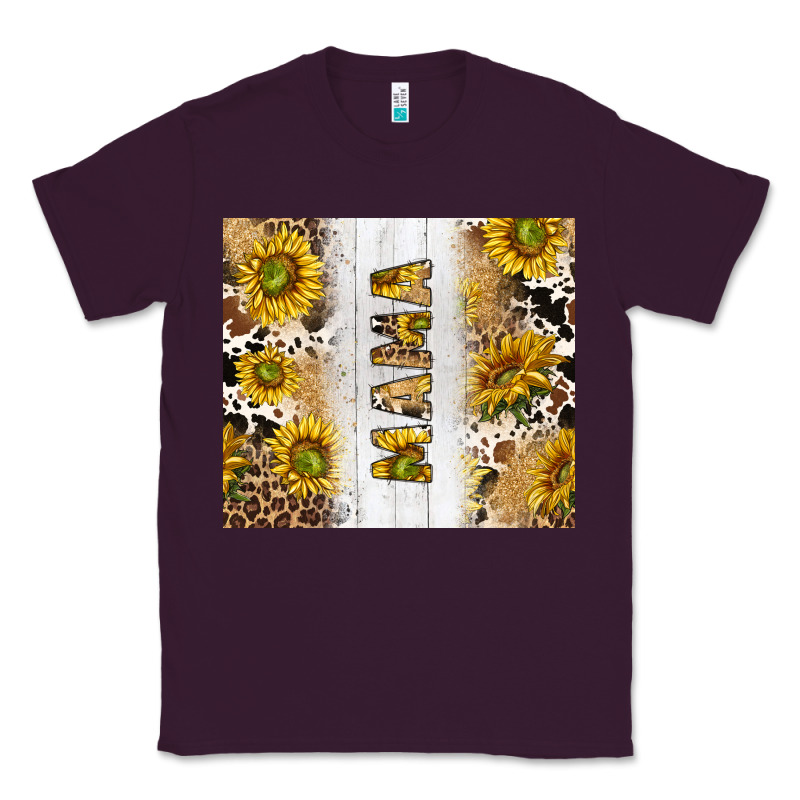 Western Mother's Day Mama With Cowhide And Sunflowers Tumbler Tbs Classic Tee by TumblerDesignByShophia | Teevron