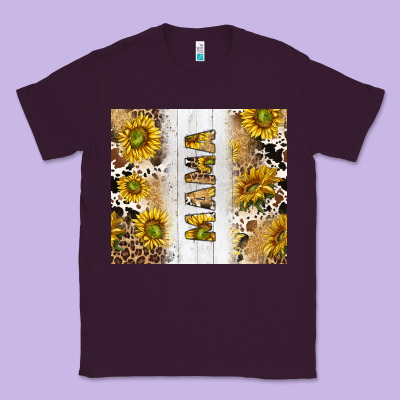 Western Mother's Day Mama With Cowhide And Sunflowers Tumbler Tbs Classic Tee Designed By Tumblerdesignbyshophia