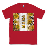 Red western mother's day mama with cowhide and sunflowers tumbler tbs Classic Tee - TumblerDesignByShophia