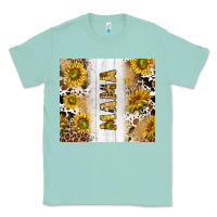 Seafoam western mother's day mama with cowhide and sunflowers tumbler tbs Classic Tee - TumblerDesignByShophia