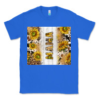 True Royal western mother's day mama with cowhide and sunflowers tumbler tbs Classic Tee - TumblerDesignByShophia