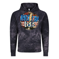 Cloud Black All american dad 4th of july Vintage Hoodie - CowGirlArtShop