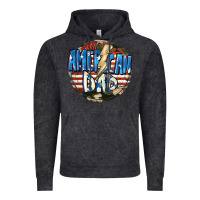 Vintage Black All american dad 4th of july Vintage Hoodie - CowGirlArtShop
