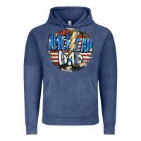 Vintage Denim All american dad 4th of july Vintage Hoodie - CowGirlArtShop