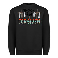 Black no perfect just forgiven Heavyweight Sweatshirt - CowhideDigitalArt
