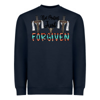 Navy no perfect just forgiven Heavyweight Sweatshirt - CowhideDigitalArt
