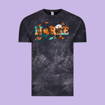 Fall Nurse Vintage Tee Designed By Ranaportraitstore