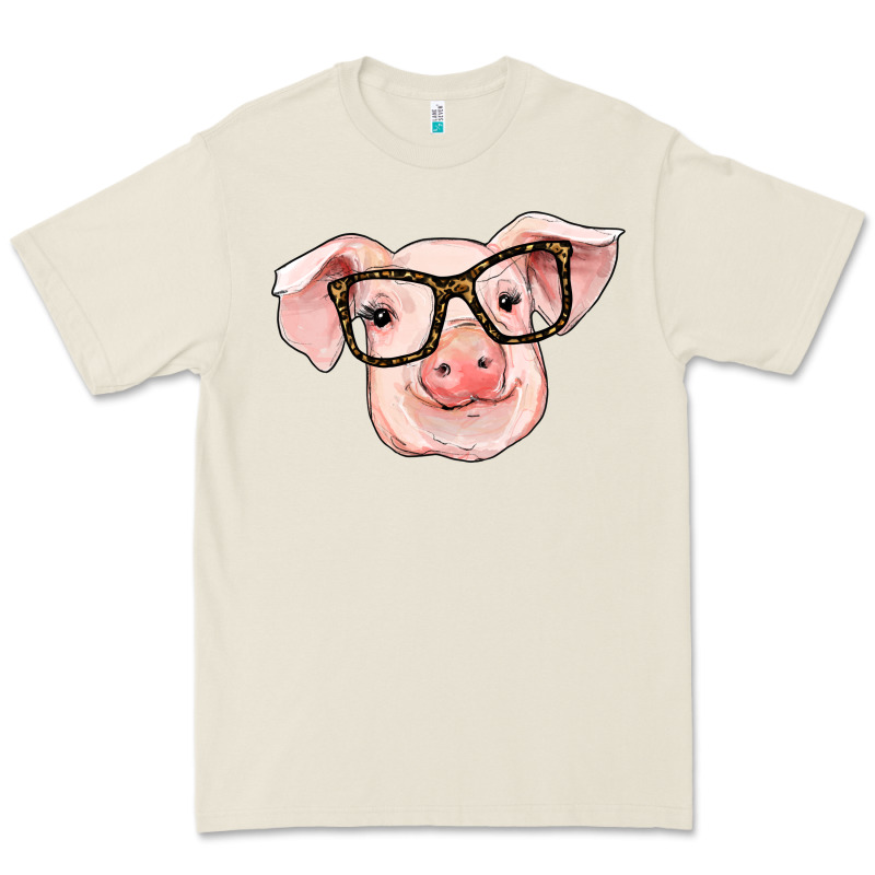Pig With Glasses Premium Tee by RanaPortraitStore | Teevron