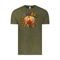 Vintage Olive pumpkin season Vintage Tee - CowGirlArtShop