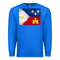 True Royal louisiana flag background Premium Sweatshirt - BarkalooDesign