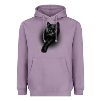 Lavender Black Cat Yellow EyesCats Tee Shirt Gifts Heavyweight Hoodie - trangStudio
