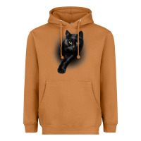 Meerkat Black Cat Yellow EyesCats Tee Shirt Gifts Heavyweight Hoodie - trangStudio