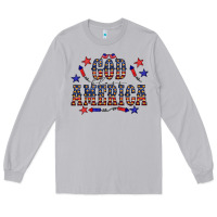 4 July God Bless America Western Long Sleeve Tee | Teevron