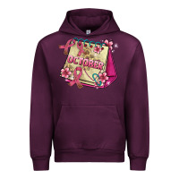 Mauve Wine pink cancer ribbon and october calendar Urban Hoodie - AdoDesignShop