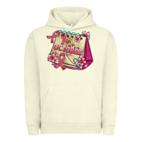 Pigment Pistachio pink cancer ribbon and october calendar Urban Hoodie - AdoDesignShop