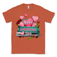 Copper Happy Valentine's day turquoise truck Classic Tee - HowdyJamesFarm