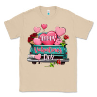 Mushroom Happy Valentine's day turquoise truck Classic Tee - HowdyJamesFarm