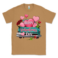 Toasted Coconut Happy Valentine's day turquoise truck Classic Tee - HowdyJamesFarm