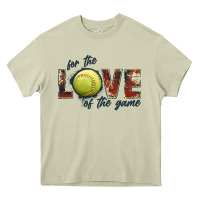 Mossy softball love of the game Heavy Core Tee - JahusDesignShop