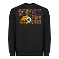 Black spooky pumpkin Heavyweight Sweatshirt - SublimationCraftShop