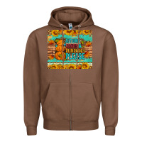 Chestnut Autumn leaves and pumpkin please Zipper Hoodie - Artiststas