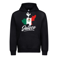 Black Mexico Jalisco Mexican Flag Gift Urban Hoodie - trangStudio