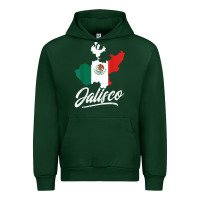 Forest Green Mexico Jalisco Mexican Flag Gift Urban Hoodie - trangStudio