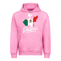 Fuchsia Pink Mexico Jalisco Mexican Flag Gift Urban Hoodie - trangStudio