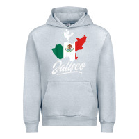 Heather Grey Mexico Jalisco Mexican Flag Gift Urban Hoodie - trangStudio