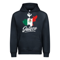 Navy Mexico Jalisco Mexican Flag Gift Urban Hoodie - trangStudio