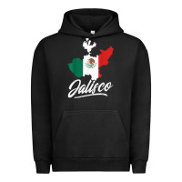 Pigment Black Mexico Jalisco Mexican Flag Gift Urban Hoodie - trangStudio