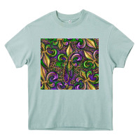 Mardi Gras Fleur De Lis Heavy Core Tee | Teevron