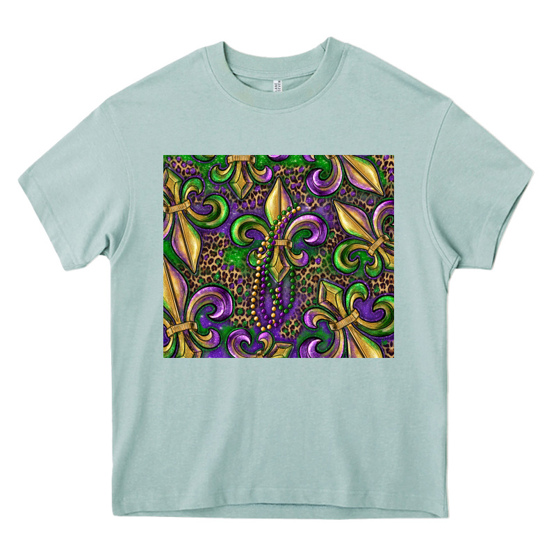 Mardi Gras Fleur De Lis Heavy Core Tee by RanaPortraitStore | Teevron