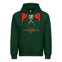 Forest Green V For Vendetta Freedom Forever Urban Hoodie - trangStudio