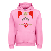 Fuchsia Pink V For Vendetta Freedom Forever Urban Hoodie - trangStudio