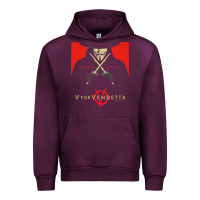 Mauve Wine V For Vendetta Freedom Forever Urban Hoodie - trangStudio