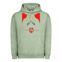 Pigment Oil Green V For Vendetta Freedom Forever Urban Hoodie - trangStudio