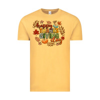 Vintage Mustard happy thanksgiving day Vintage Tee - CowGirlArtShop