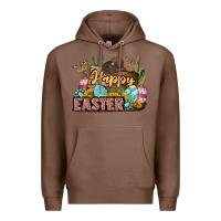 Chestnut Happy Easter Premium Hoodie - LillyAllenDesigns