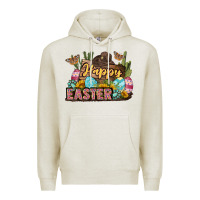 Oatmeal Heather Happy Easter Premium Hoodie - LillyAllenDesigns