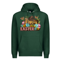 Sports Green Happy Easter Premium Hoodie - LillyAllenDesigns