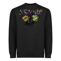 Black nonnie of both Heavyweight Sweatshirt - CowhideDigitalArt
