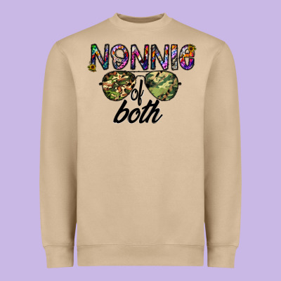 Nonnie Of Both Heavyweight Sweatshirt Designed By Cowhidedigitalart