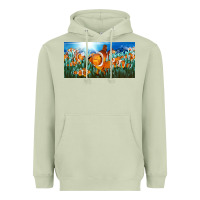 Matcha clown fish  license plate Heavyweight Hoodie - BarkalooDesign